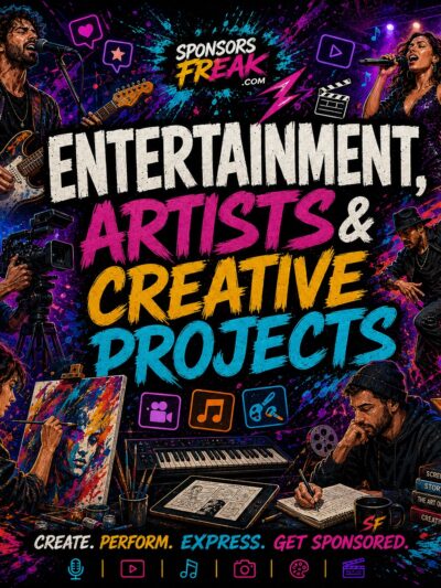 Entertainment, Artists & Creative Projects