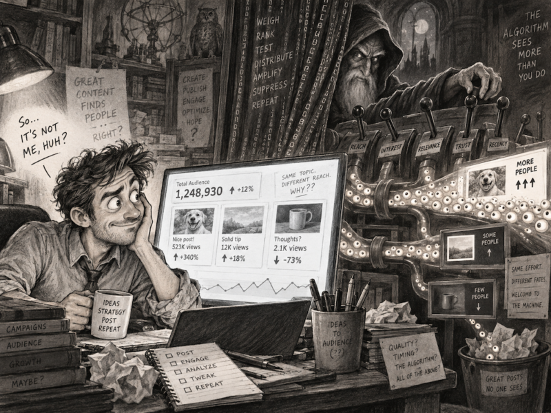 The Algorithm Is the Wizard: Who Really Controls Your Audience?